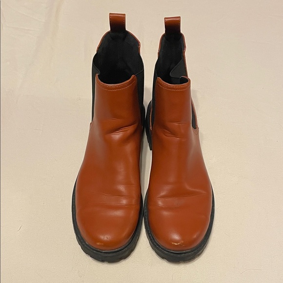 Burnt Orange Chelsea Boots - Picture 2 of 3